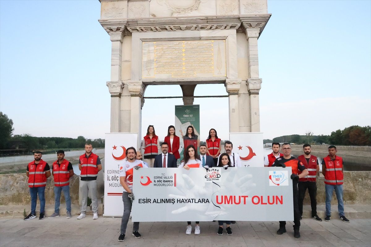 Edirne\'de Dünya İnsan Ticaretiyle Mücadele Günü etkinliği düzenlendi
