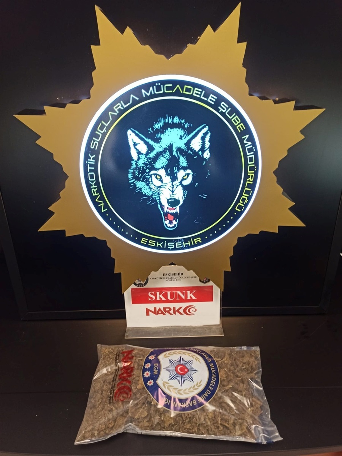 Eskişehir\'de Uyuşturucu Operasyonu: 1 Kilo 70 Gram Skunk Ele Geçirildi