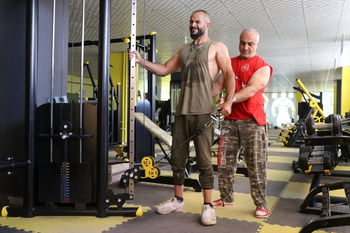 Yürüme Engelli Halit Durak Sporla Hayata Tutunuyor