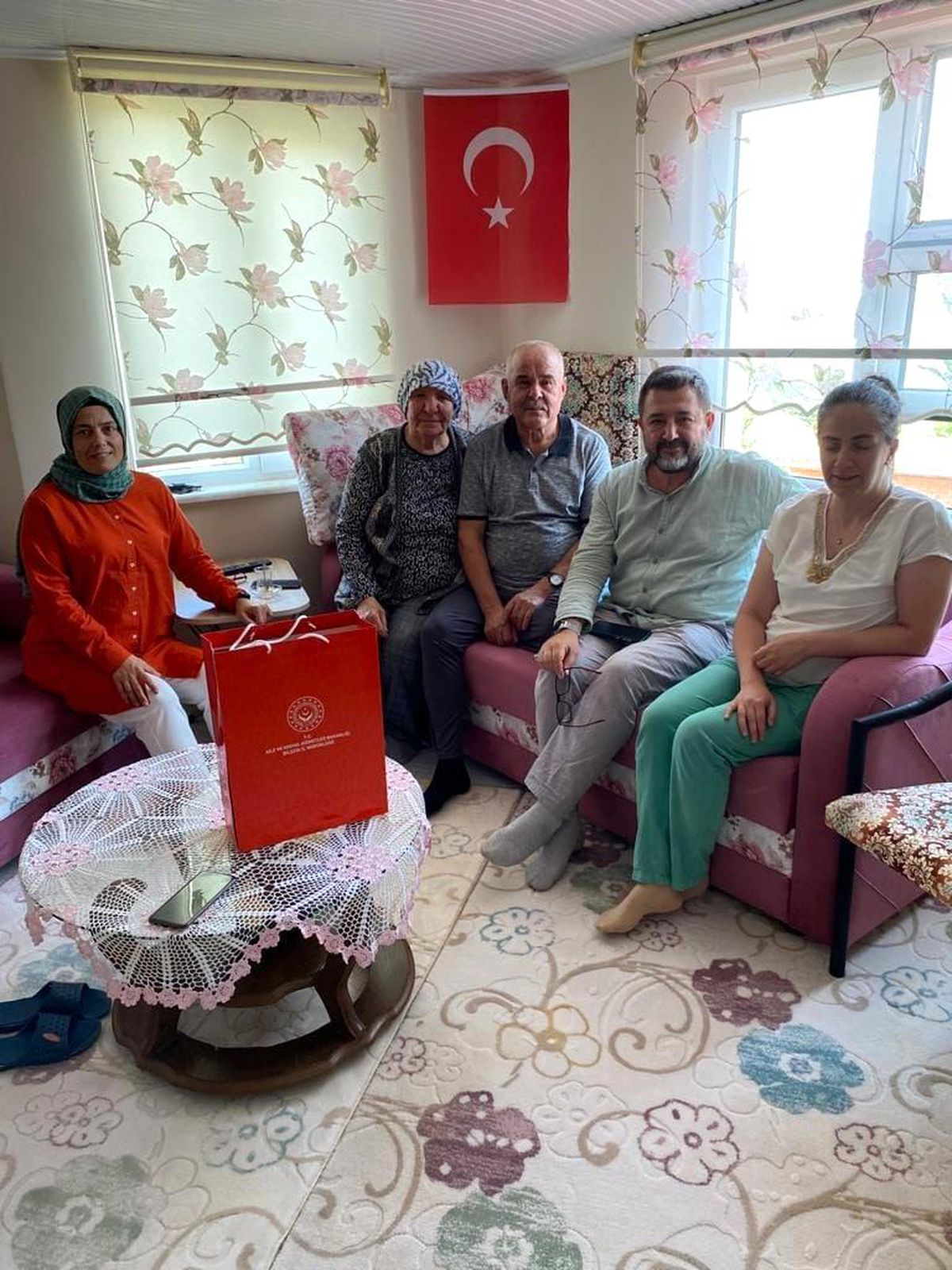 Kıbrıs gazisine ziyaret