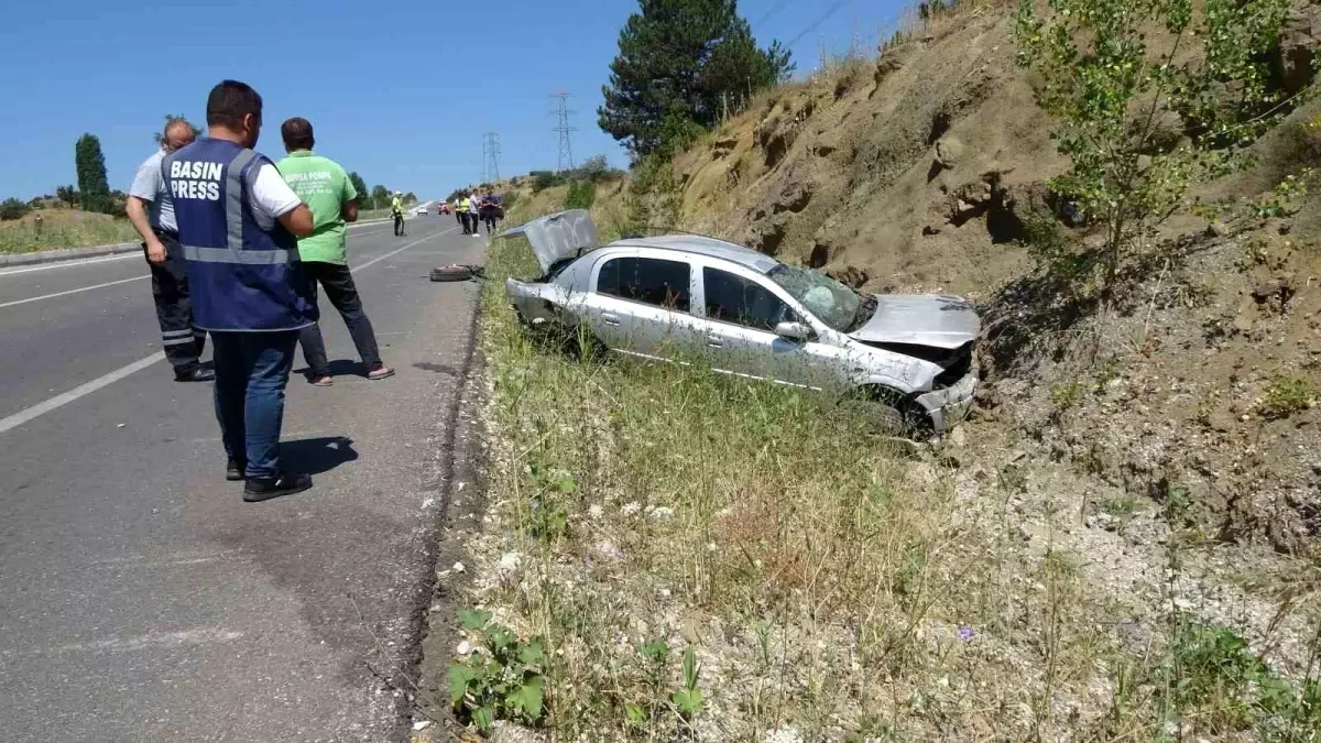 Tavşanlı\'da trafik kazası: Sürücü yaralandı