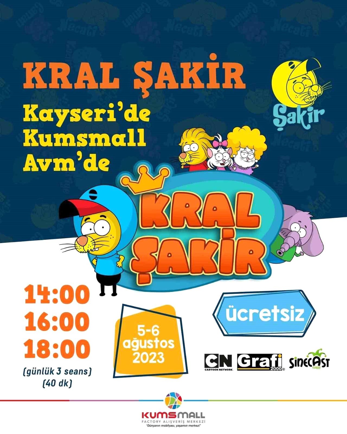 Kral Şakir, KUMSmall AVM\'de Çocuklarla Buluşuyor