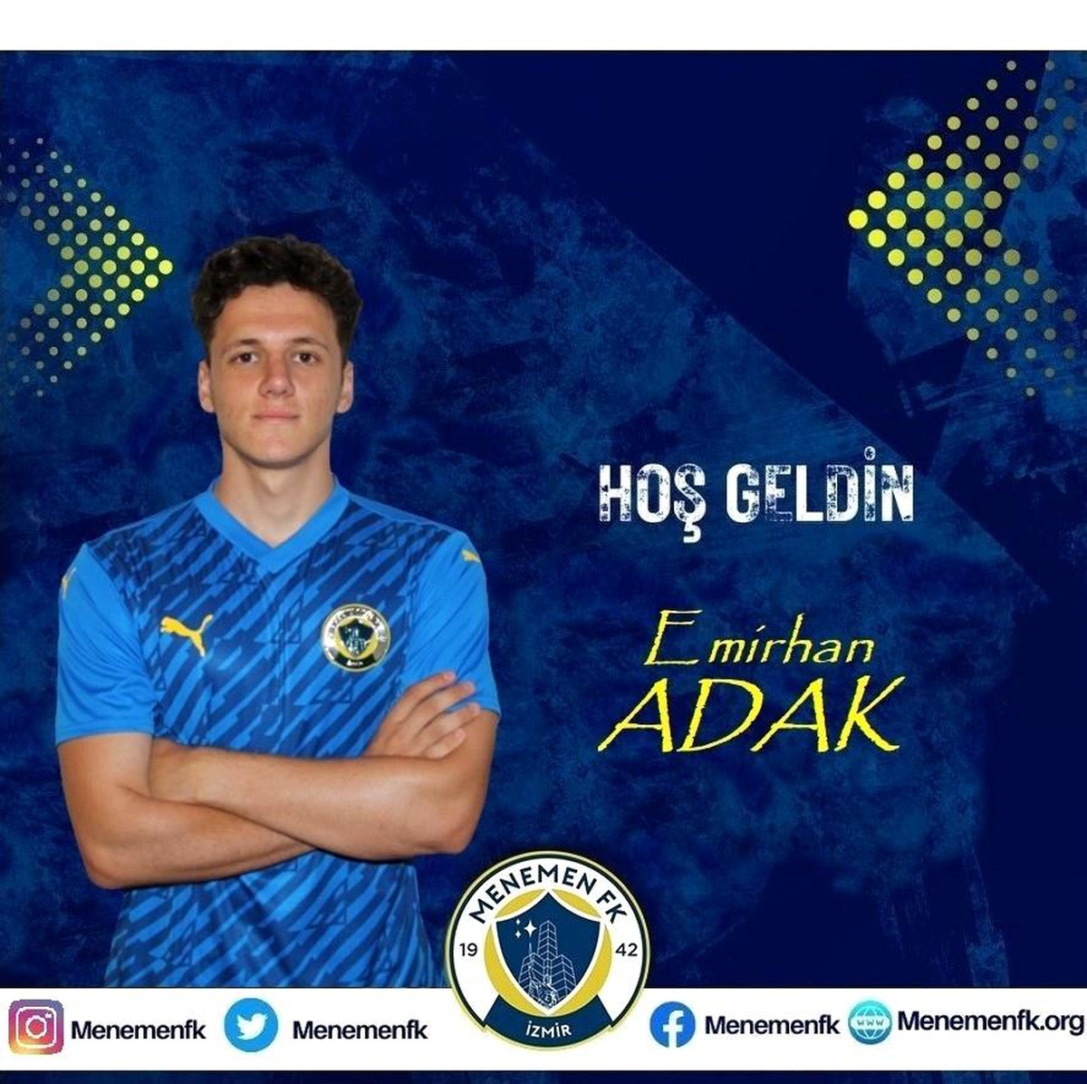 Menemen FK, Emirhan Adak\'ı kadrosuna kattı
