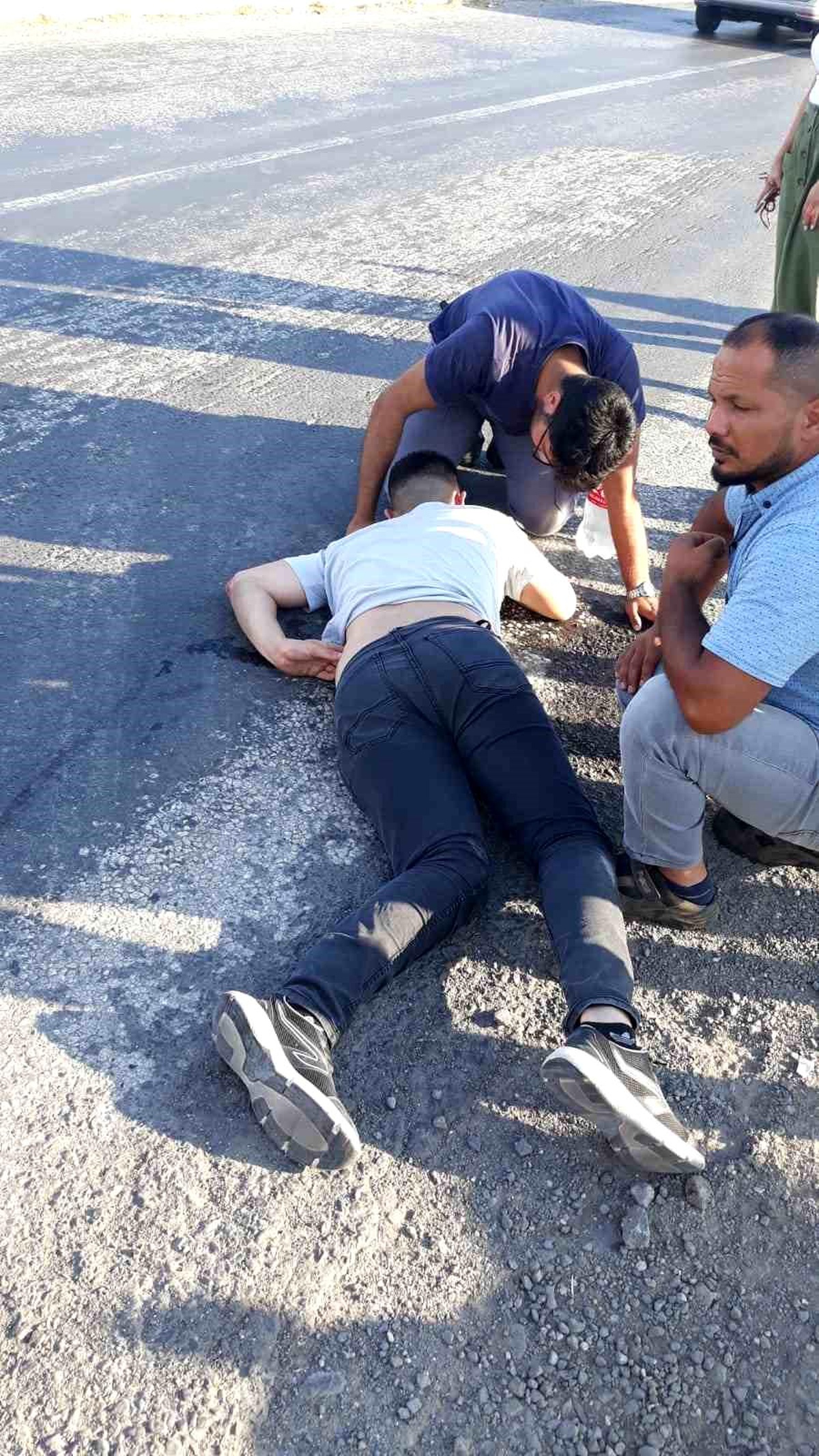 Tekirdağ Muratlı\'da motosiklet sürücüsü yaralandı