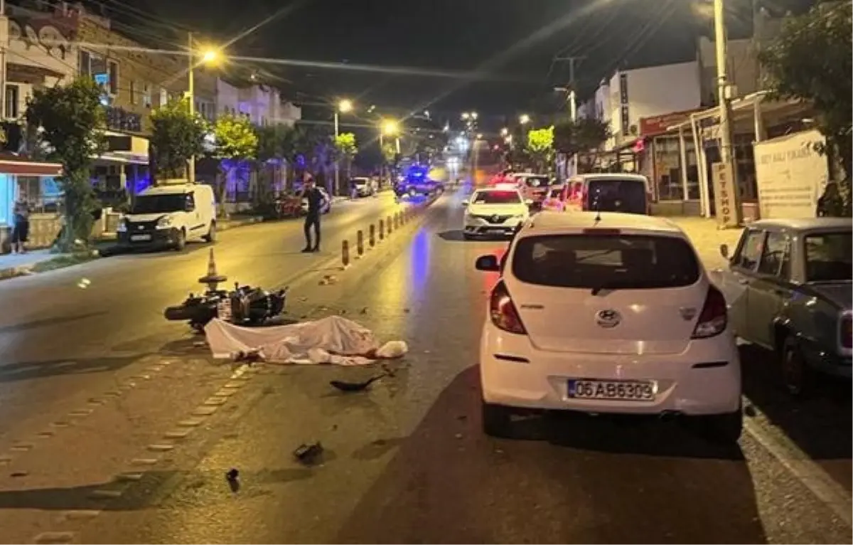 Bodrum\'da motosiklet kazası: Bir kişi hayatını kaybetti