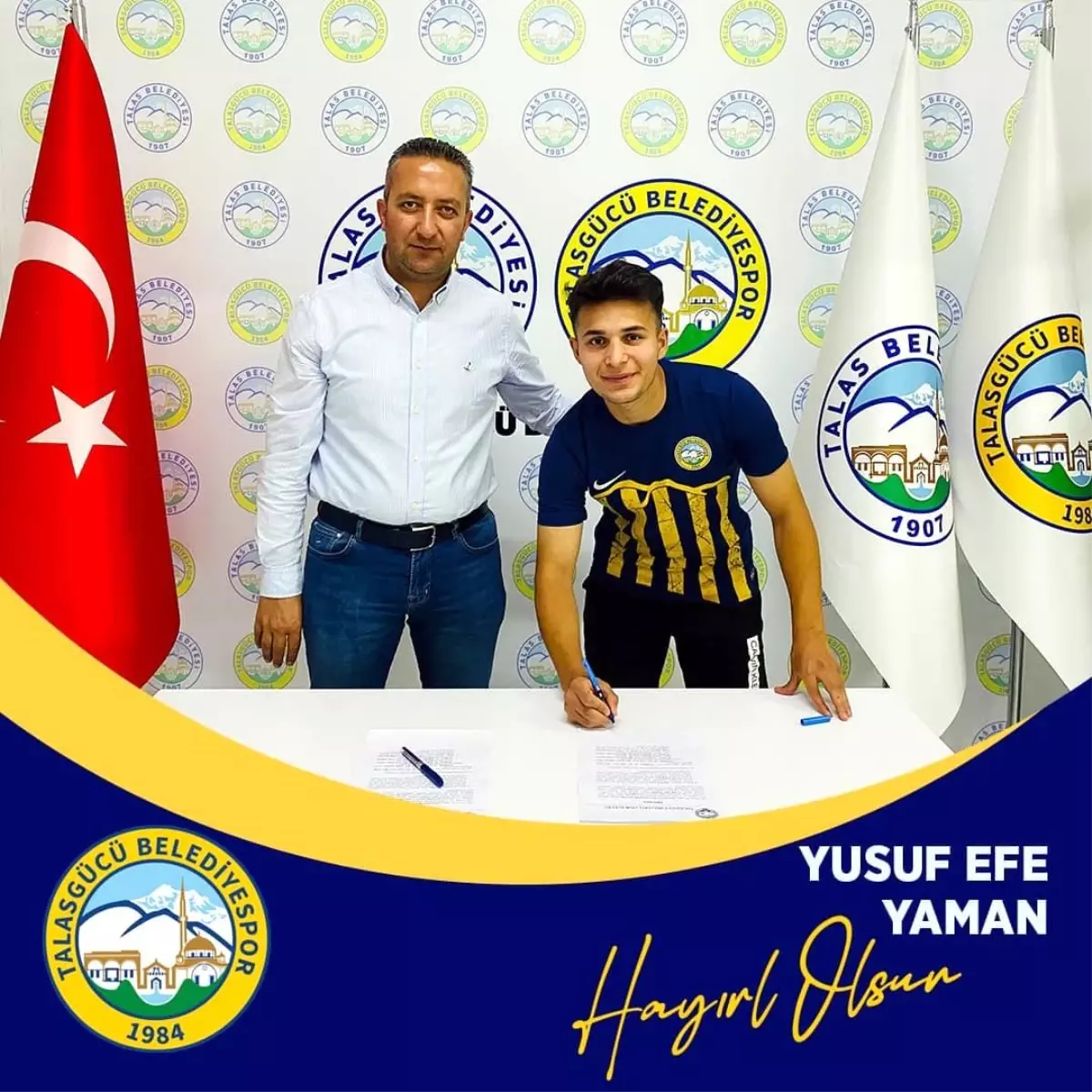 Talasgücü Belediyespor, Kerem Ersin ve Yusuf Efe Yaman\'ı transfer etti