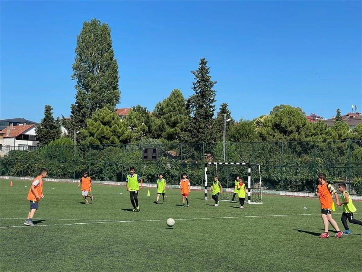 Alaçam\'da yaz Kur\'an kursları arası futbol turnuvası başladı