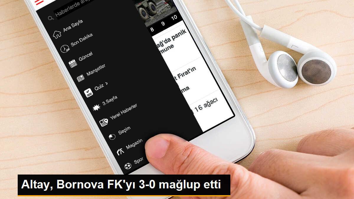 Altay, Bornova FK\'yı 3-0 mağlup etti