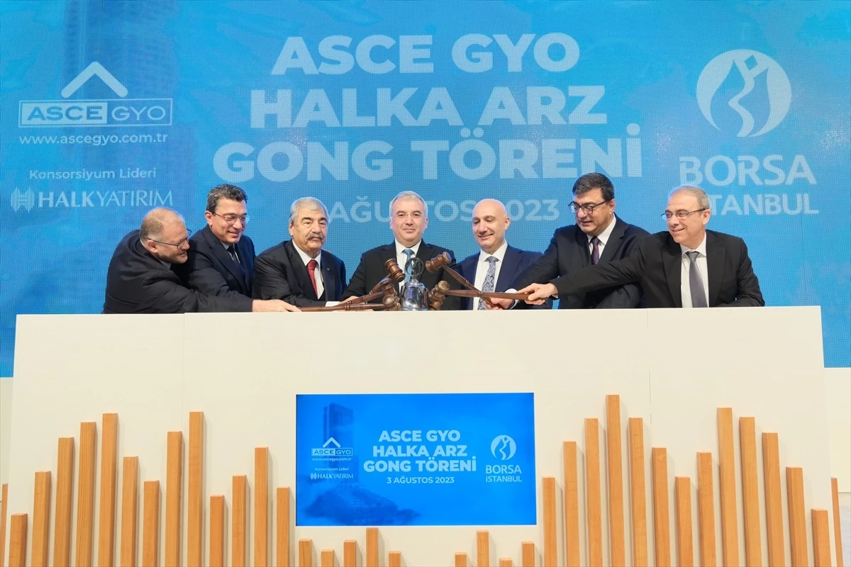 ASCE GYO Borsa İstanbul\'da işlem görmeye başladı