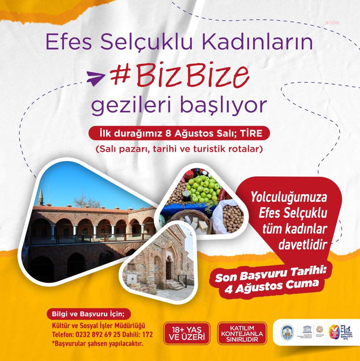 Efes Selçuklu Kadınlara Yönelik \'Biz Bize\' Gezileri Başlıyor