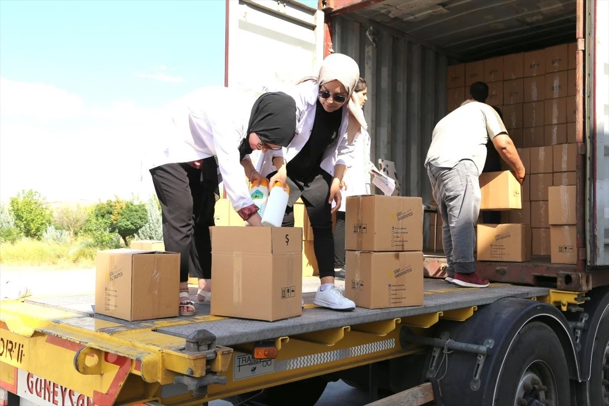 Siirt Üniversitesi Temizlik ve Bakım Ürünleri Libya\'ya İhraç Edildi