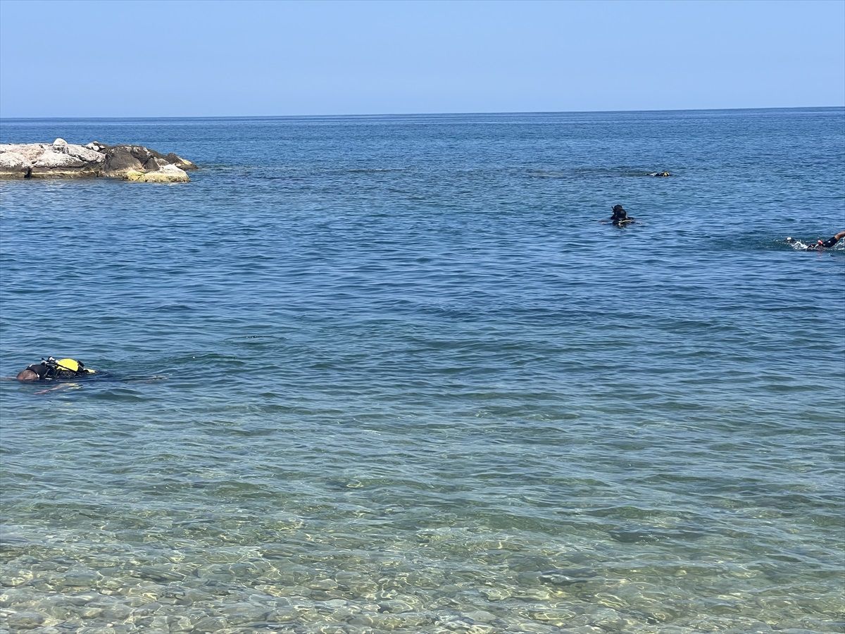 Sinop\'ta Kayıp Kişi İçin Denizde Arama Çalışması