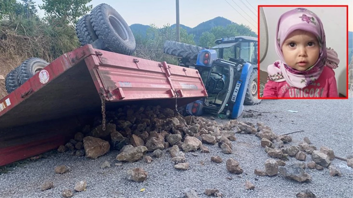 Bolu\'da Taş Yüklü Traktör Devrildi, 2,5 Yaşındaki Kız Hayatını Kaybetti