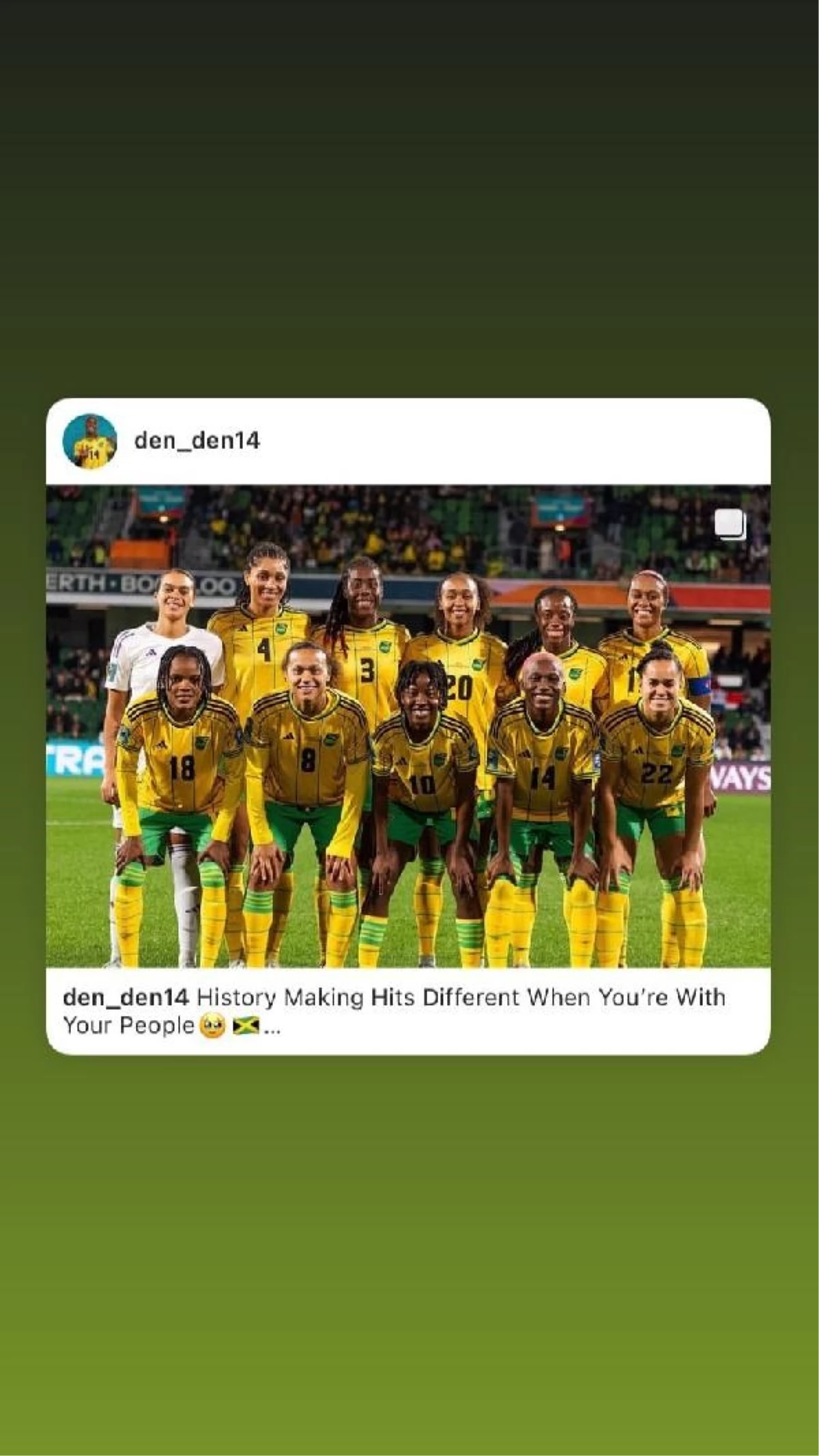 Jamaika Kadın Milli Futbol Takımı, Kadınlar Dünya Kupası\'nda başarıya ulaşıyor