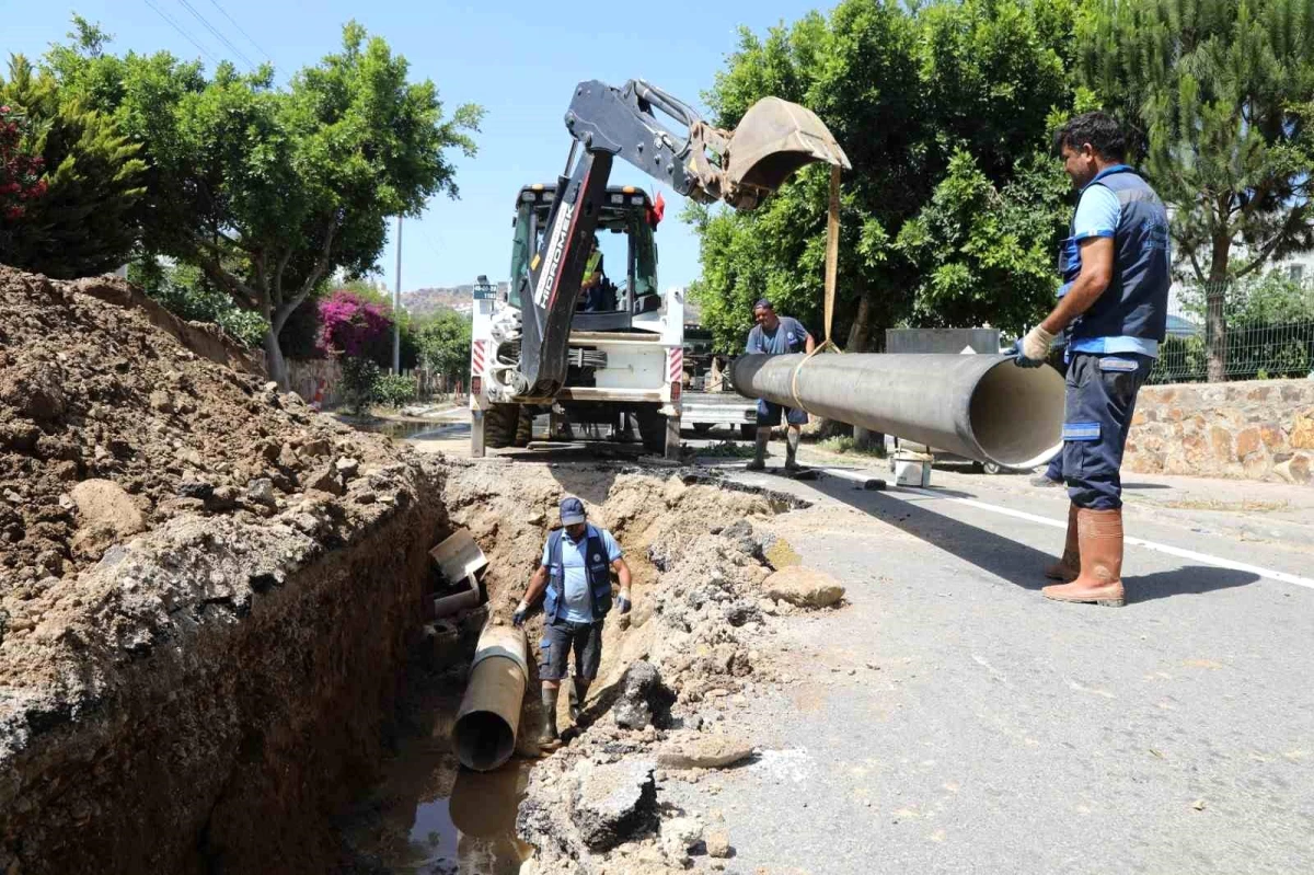 Bodrum\'da Ana İçme Suyu Hattında Arıza Meydana Geldi