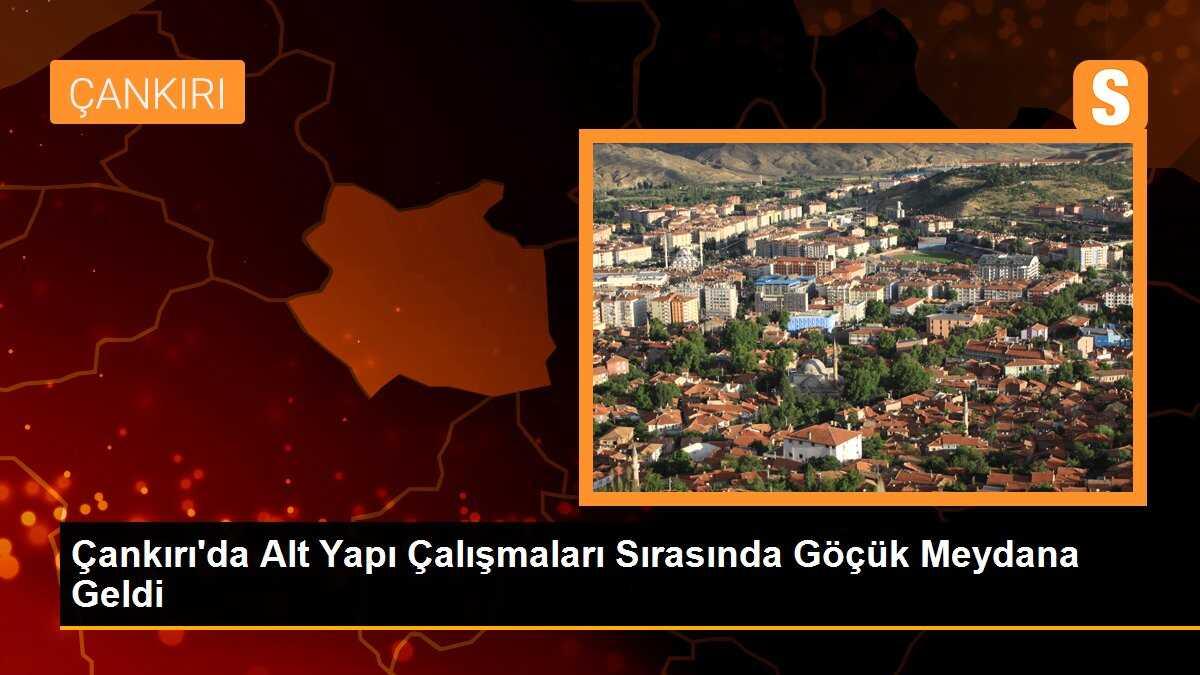 Çankırı\'da alt yapı çalışmaları sırasında göçük: 2 işçi yaralandı