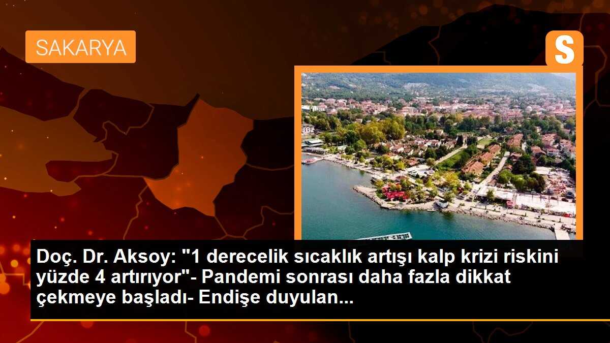 Doç. Dr. Aksoy: "1 derecelik sıcaklık artışı kalp krizi riskini yüzde 4 artırıyor"- Pandemi sonrası daha fazla dikkat çekmeye başladı- Endişe duyulan...