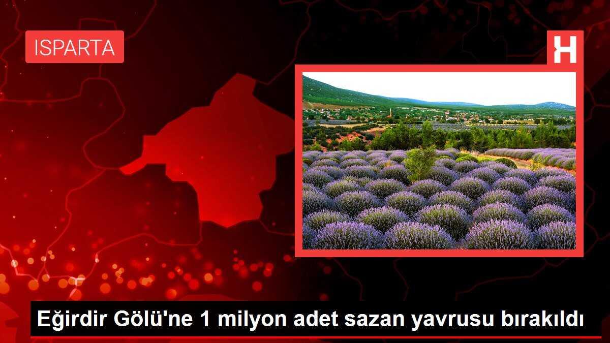 Eğirdir Gölü'ne 1 Milyon Adet Sazan Yavrusu Bırakıldı