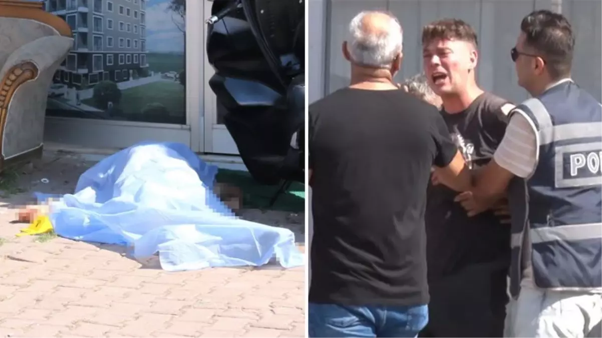 Sokak ortasında intihar eden adamın oğlu kendinden geçti