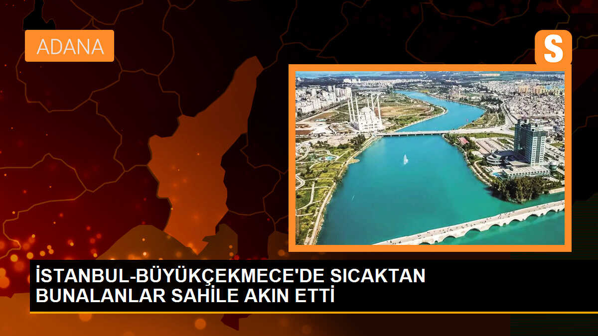 Büyükçekmece\'de Vatandaşlar Sahile Akın Etti