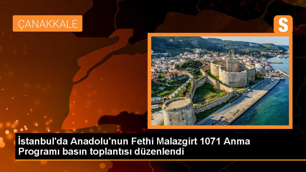 İstanbul\'da Malazgirt 1071 Anma Programı basın toplantısı düzenlendi