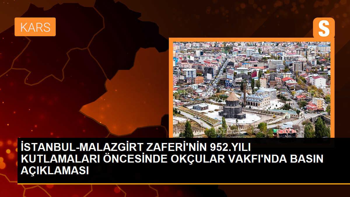 İSTANBUL-MALAZGİRT ZAFERİ\'NİN 952.YILI KUTLAMALARI ÖNCESİNDE OKÇULAR VAKFI\'NDA BASIN AÇIKLAMASI
