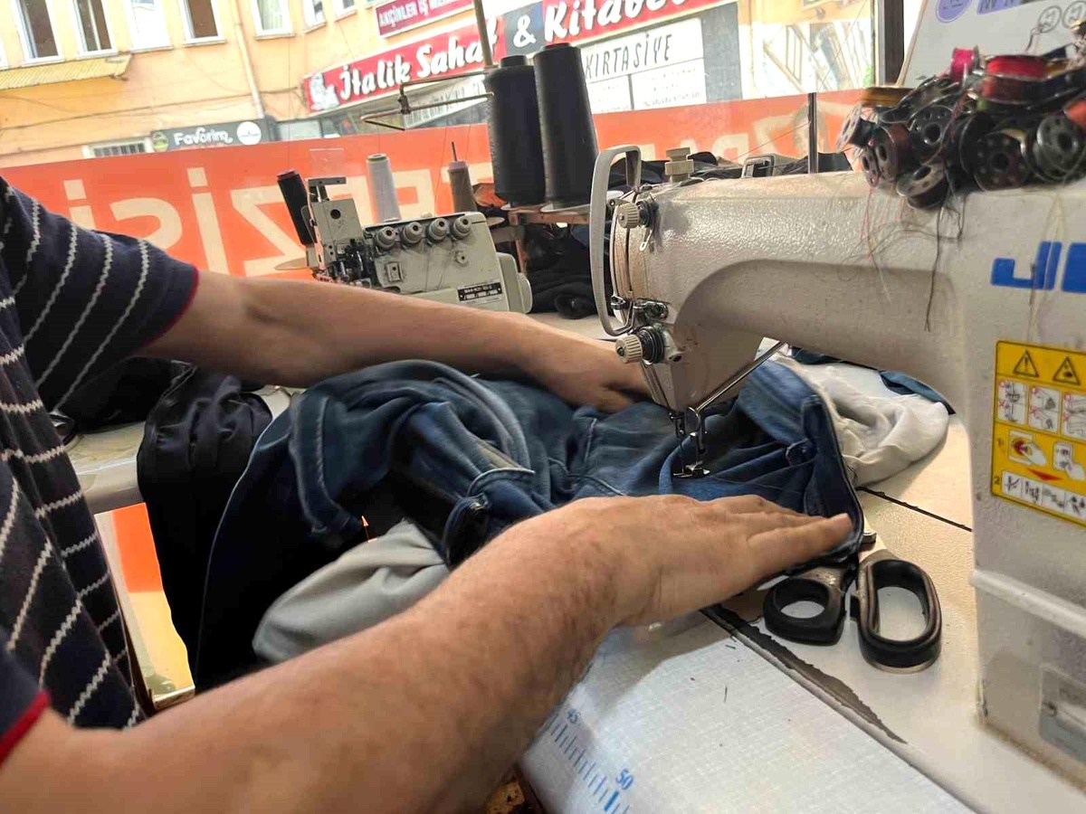 Eskişehir\'de Terzilerin Düğün Sezonu İş Yoğunluğu