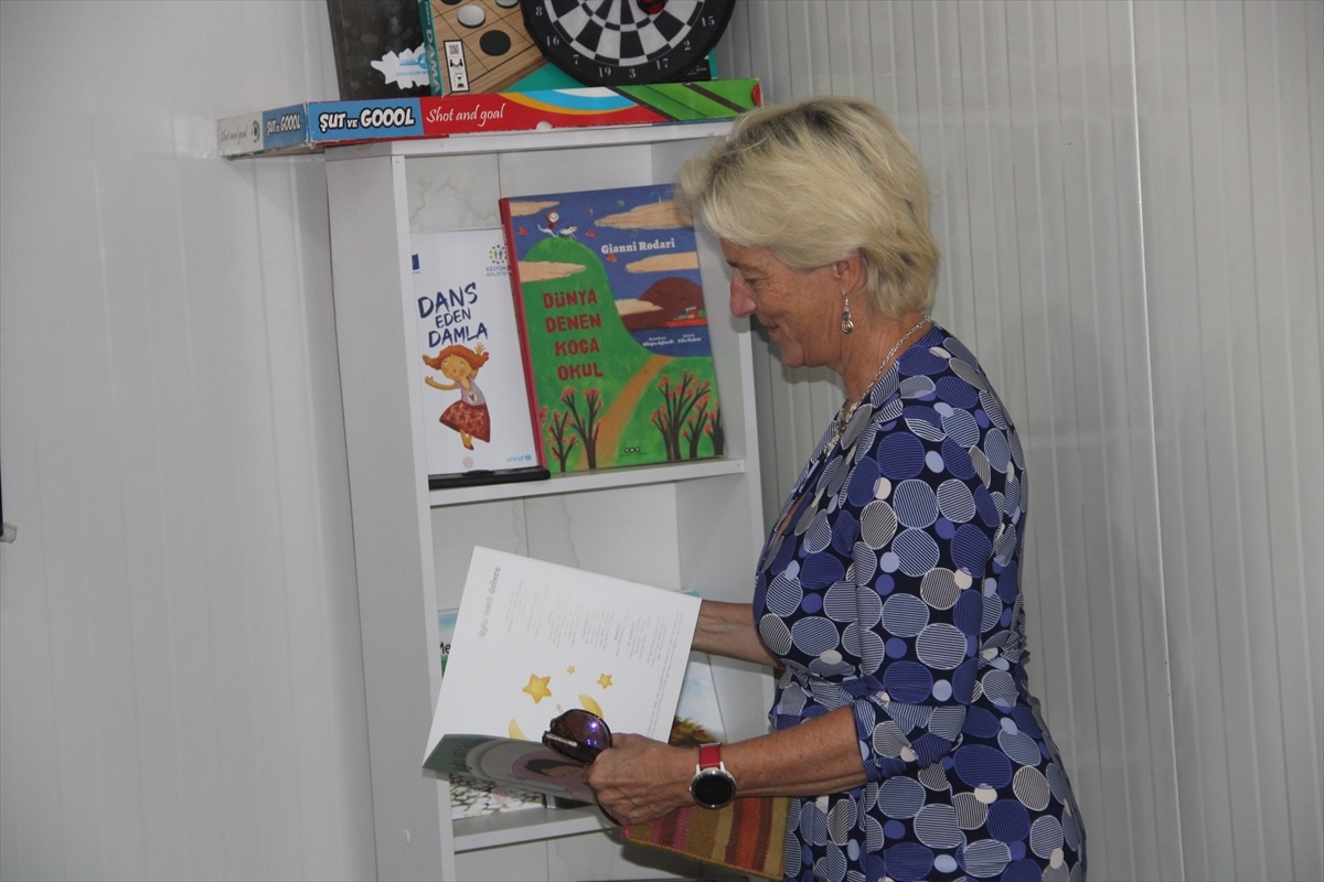 UNDP Türkiye Mukim Temsilcisi Louisa Vinton Hatay\'da Mor Yerleşke\'yi İnceledi