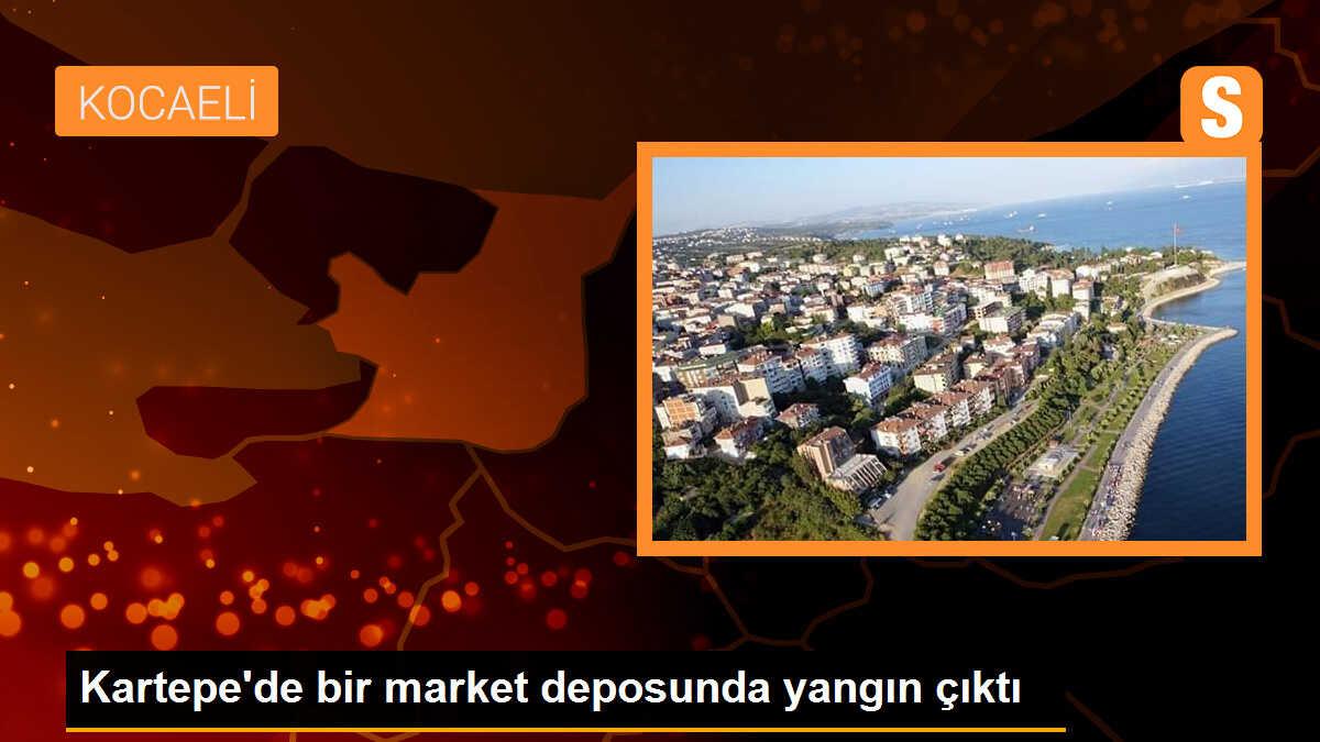 Kartepe\'de bir market deposunda yangın çıktı