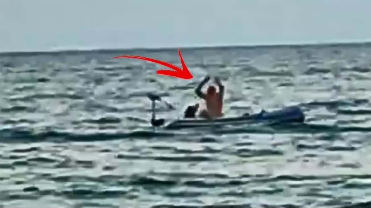 Denizde kadını darbeden şahıs yakalandı