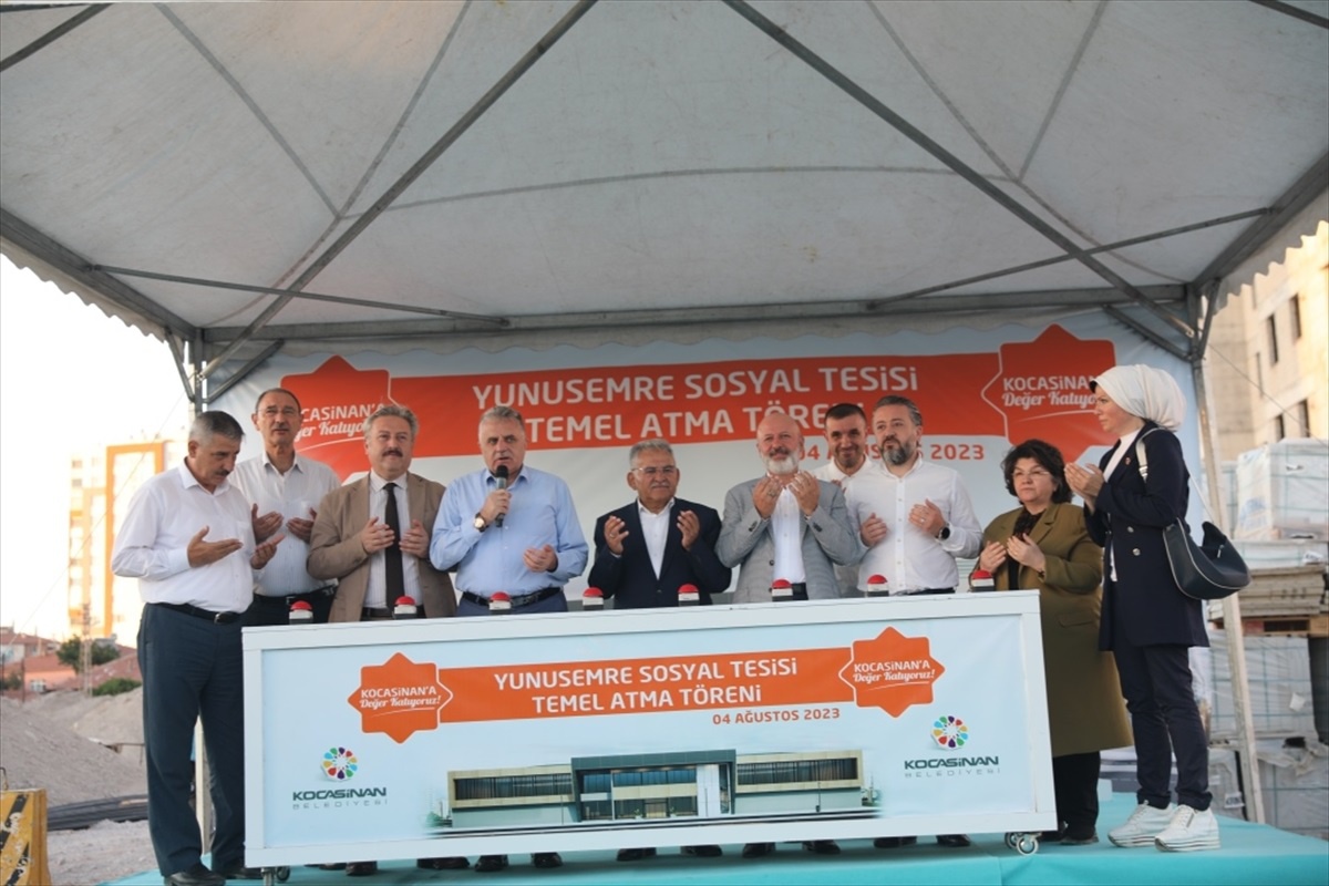 Kocasinan Belediyesi, Yunusemre Mahallesi\'nde sosyal tesisin temelini attı