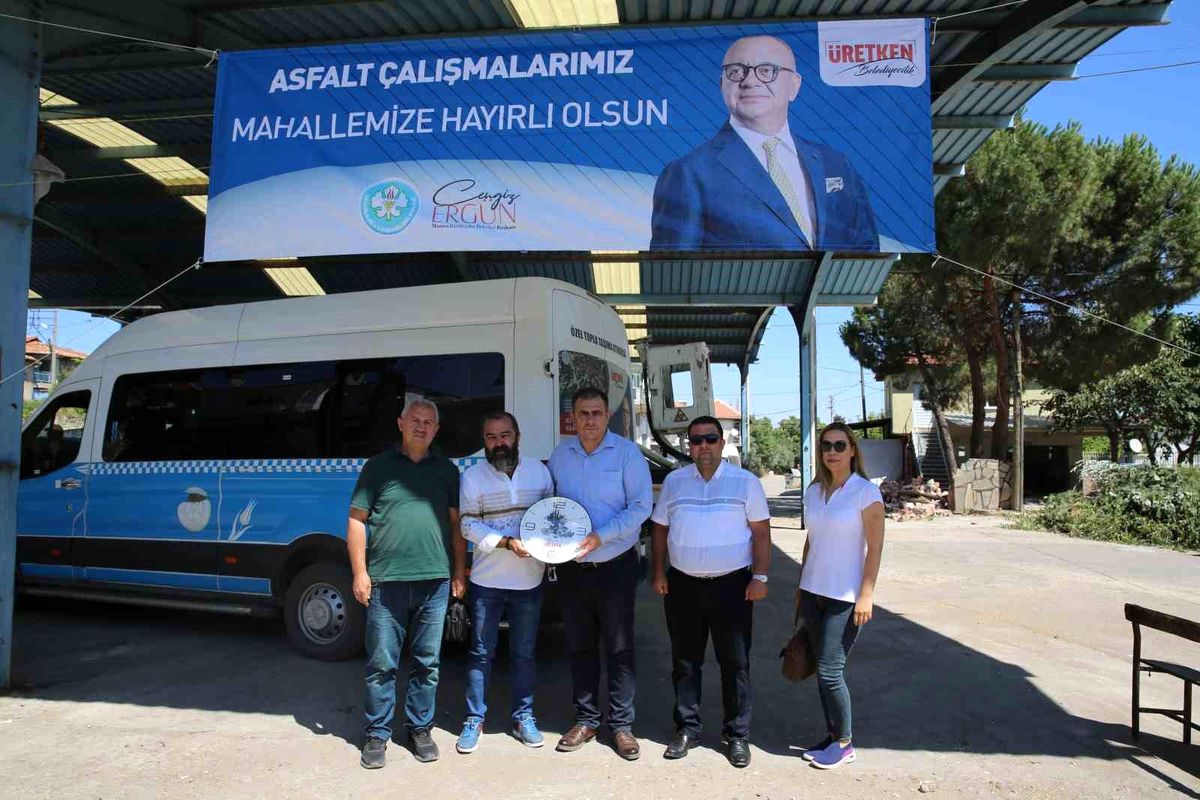 Manisa Büyükşehir Belediyesi, Kula ilçesinde yol yapım çalışmalarını tamamladı
