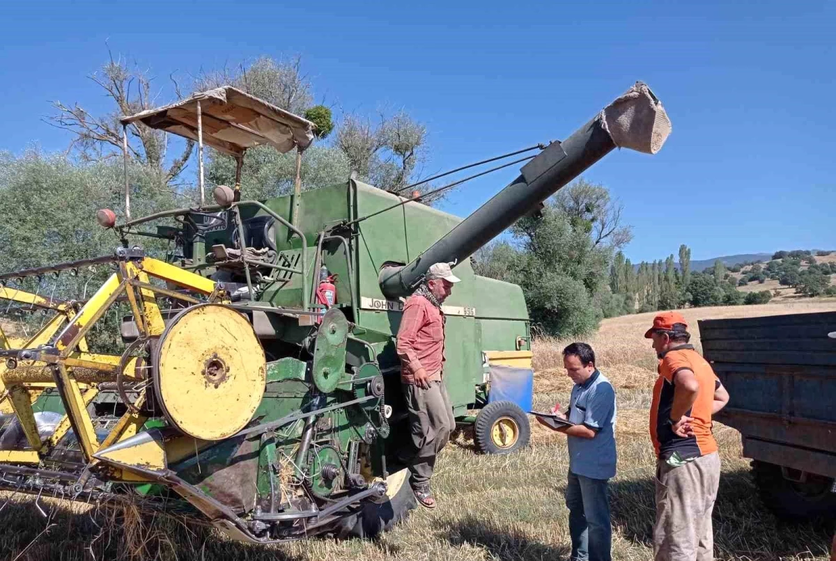 Simav İlçe Tarım Müdürlüğü Biçerdöver Kontrollerine Devam Ediyor