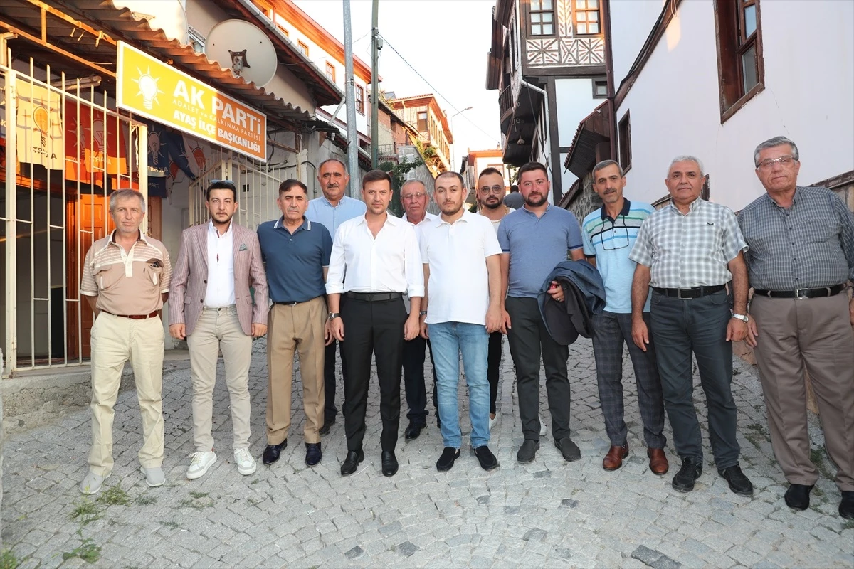 AK Parti Milletvekili Ahmet Fethan Baykoç, Ayaş ilçesini ziyaret etti