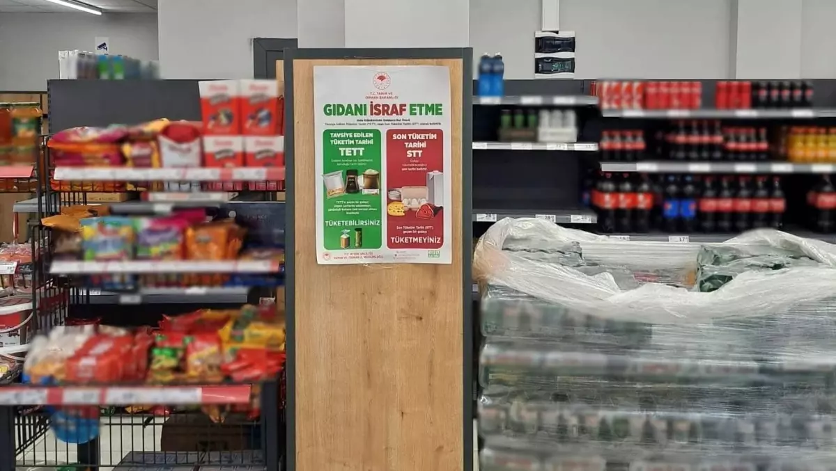 Gıda Etiketleri Aydın\'daki Marketlere Asıldı