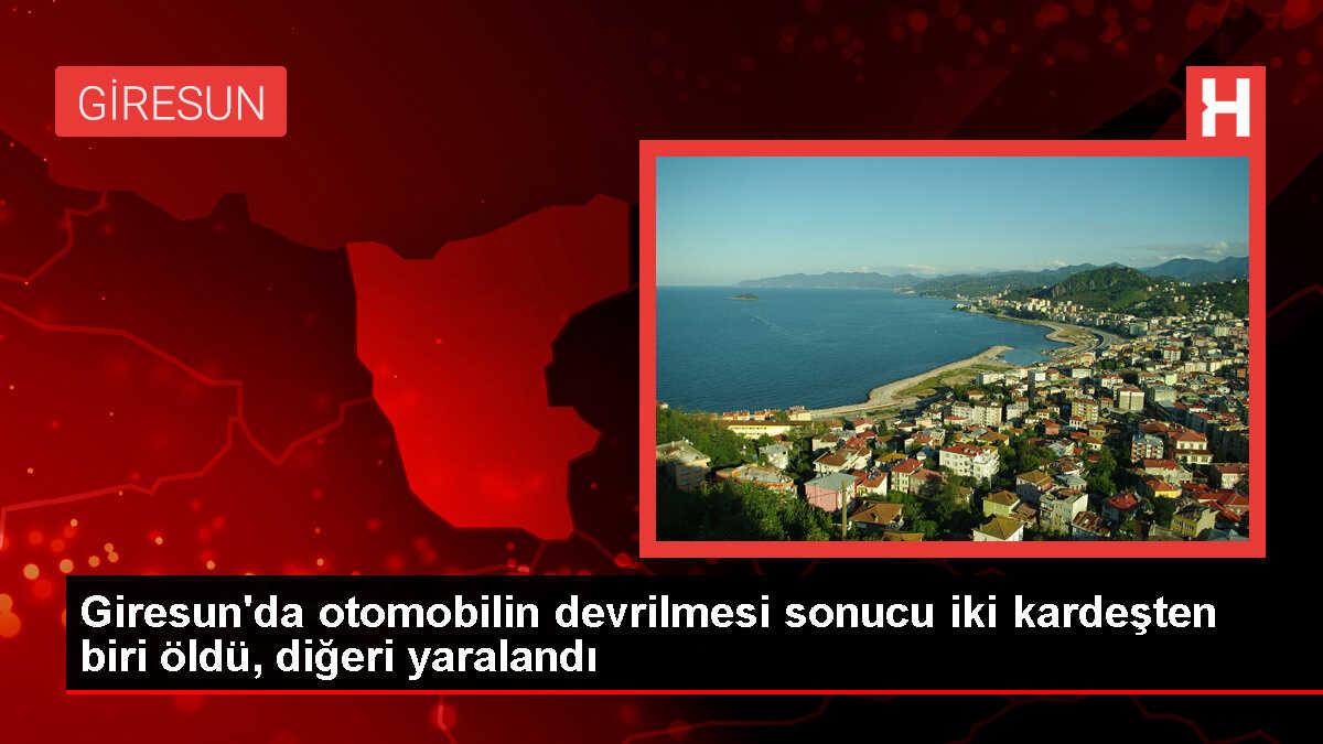 Güce'de otomobil devrildi: Bir kardeş hayatını kaybetti, diğeri yaralandı