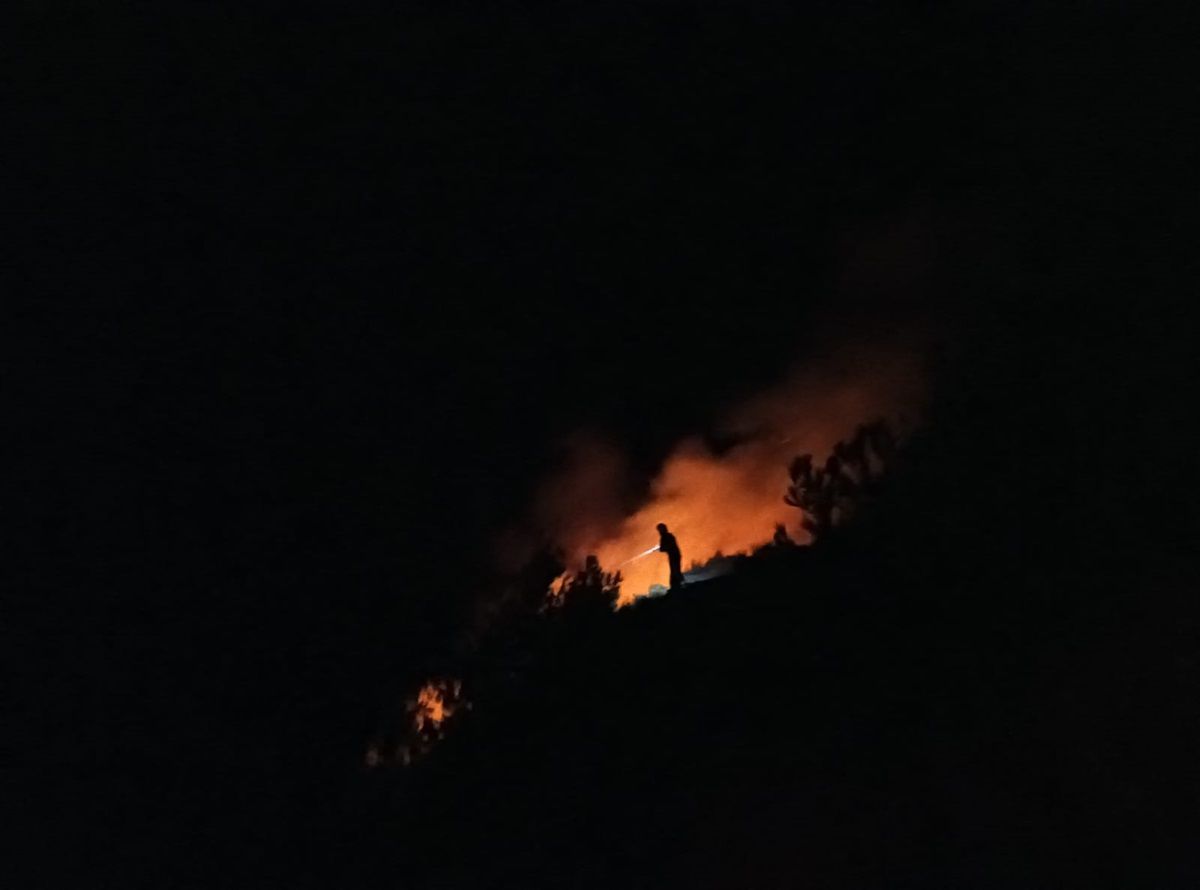 Hatay\'da makilik alanda çıkan yangın söndürüldü