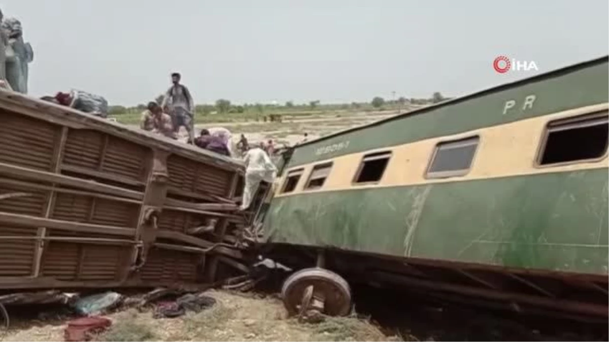 Pakistan\'da tren raydan çıktı: 22 ölü
