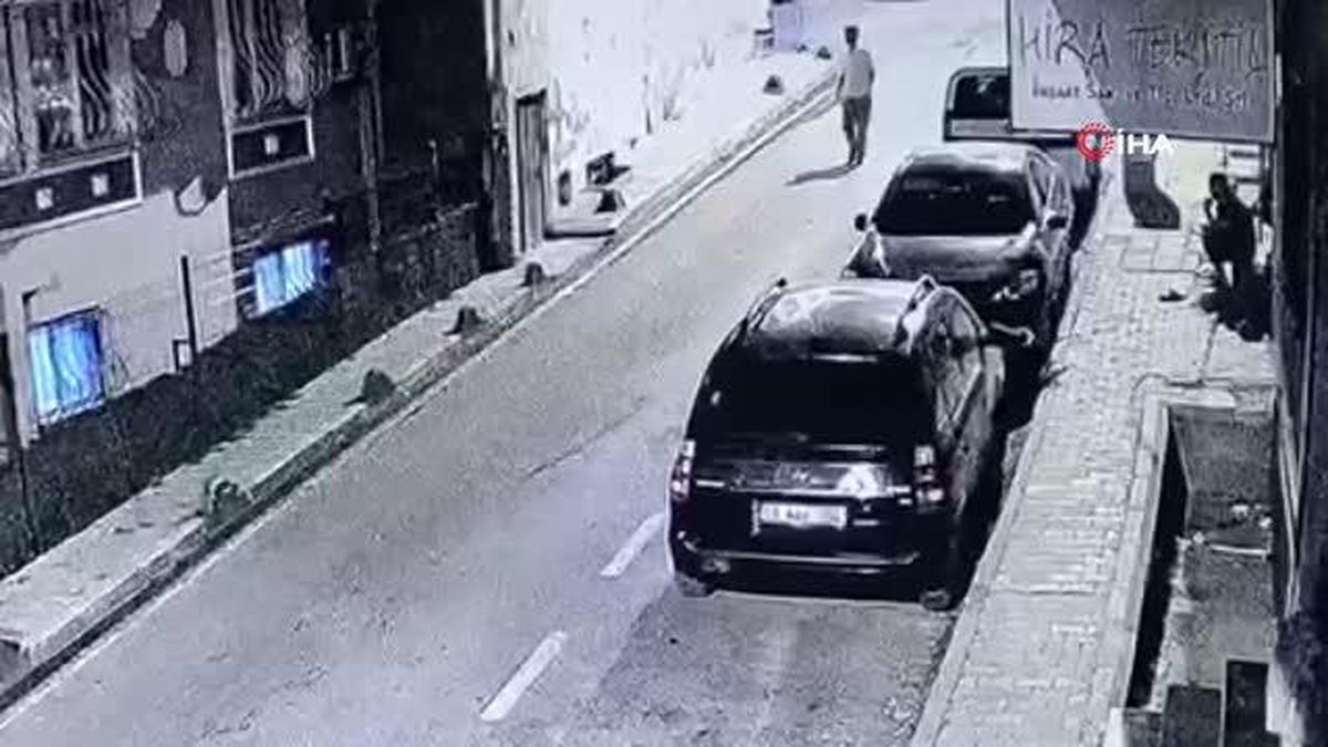 Park halindeki motosikleti çalarak böyle uzaklaştı Hırsızlık yapan 2 kişi tutuklandı