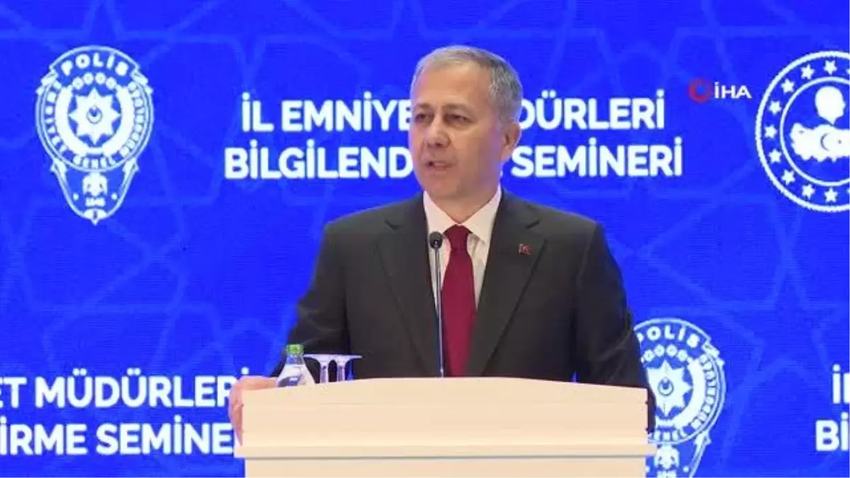 Bakan Yerlikaya: Tüm çalışmalarımızda temel referansımız hukuk ve insan haklarıdır