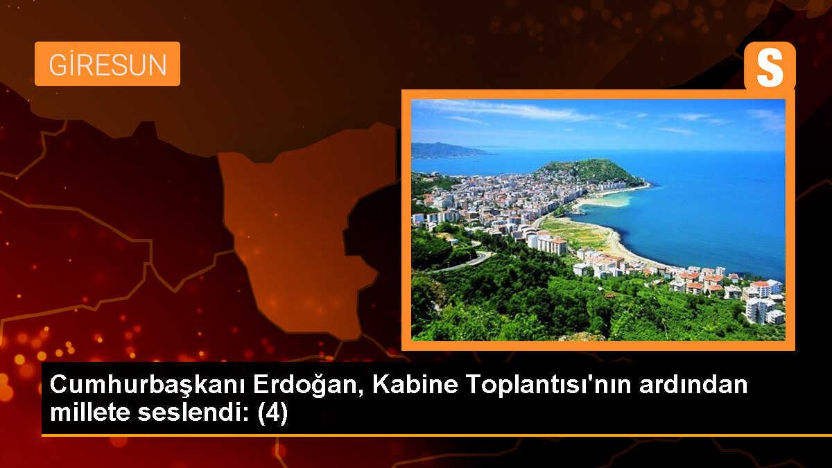 Cumhurbaşkanı Erdoğan, Kabine Toplantısı\'nın ardından millete seslendi: (4)
