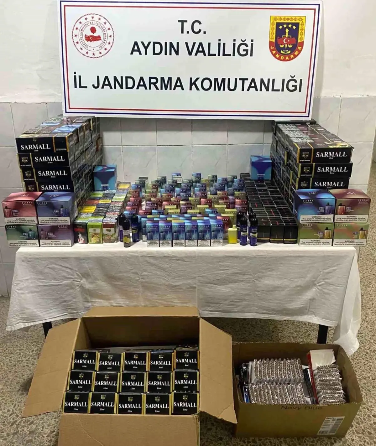 Aydın\'da Kaçak Sigara Operasyonu: Ele Geçirilen Malzemeler