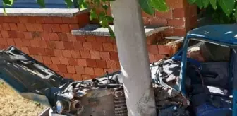 Kaza sonucu sürücü hayatını kaybetti