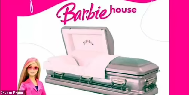 Sonunda bu da oldu! Barbie çılgınlığı sınır tanımadı, pembe boyalı tabutlar piyasaya sürüldü
