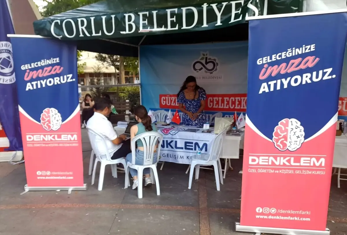 Çorlu Belediyesi tarafından düzenlenen Tercih ve Tanıtım Günleri\'nde 1150 öğrenci faydalandı