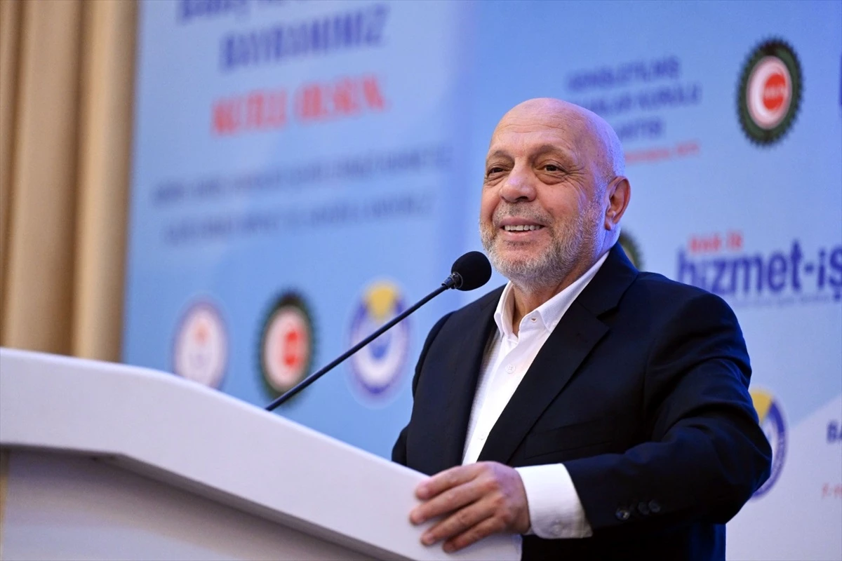 HAK-İŞ Genel Başkanı Arslan, Hizmet-İş Sendikası Genişletilmiş Başkanlar Kurulu\'nda konuştu Açıklaması