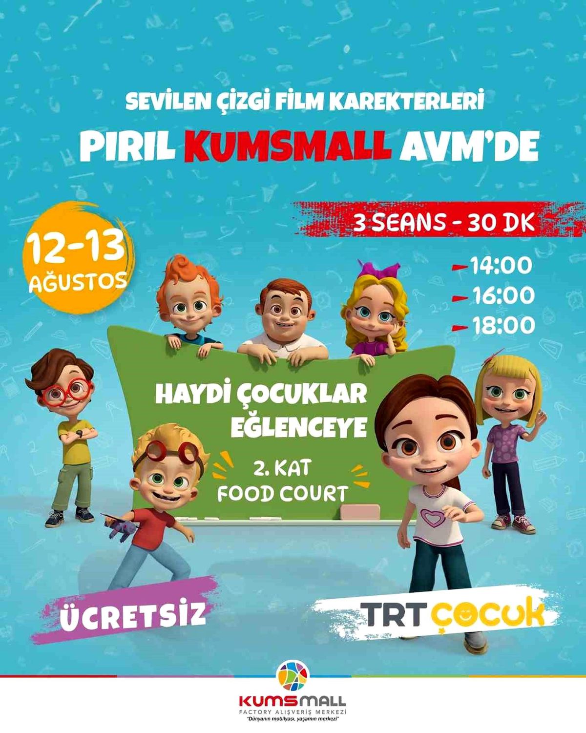 KUMSMALL AVM\'de Pırıl ve Arkadaşları Gösterisi