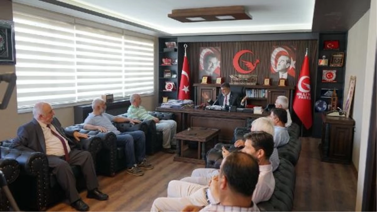 Mazlum Der, Milli Yol Partisi Genel Başkanı Remzi Çayır\'ı ziyaret etti
