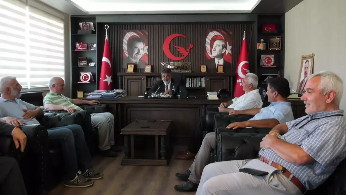 Mazlumder\'den Milli Yol Partisi\'ne Ziyaret... Remzi Çayır: "Hakları Elinden Alınan Hangi Kesim Olursa Olsun, Ona Sahip Çıkmazsak Yalnızlaşır ve...