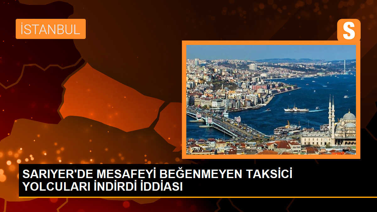 Sarıyer\'de Taksici Tarafından İndirilen Gazeteci ve Kızına Saldırı İddiası